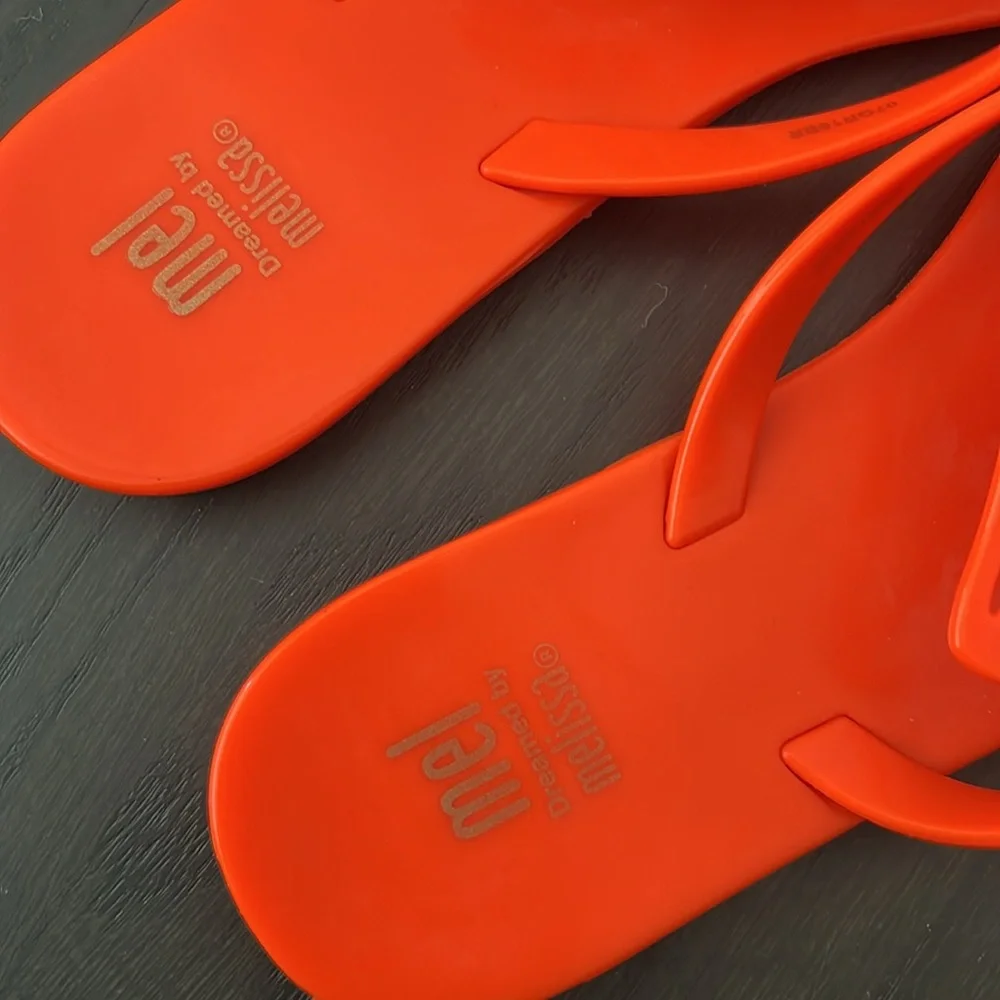 NWT Mini Melissa Harmonic flip flop new fly sandal size 3 - Picture 10 of 12